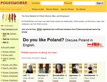 Tablet Screenshot of polishwomen.com